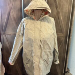 Totes Floral Beige Raincoat